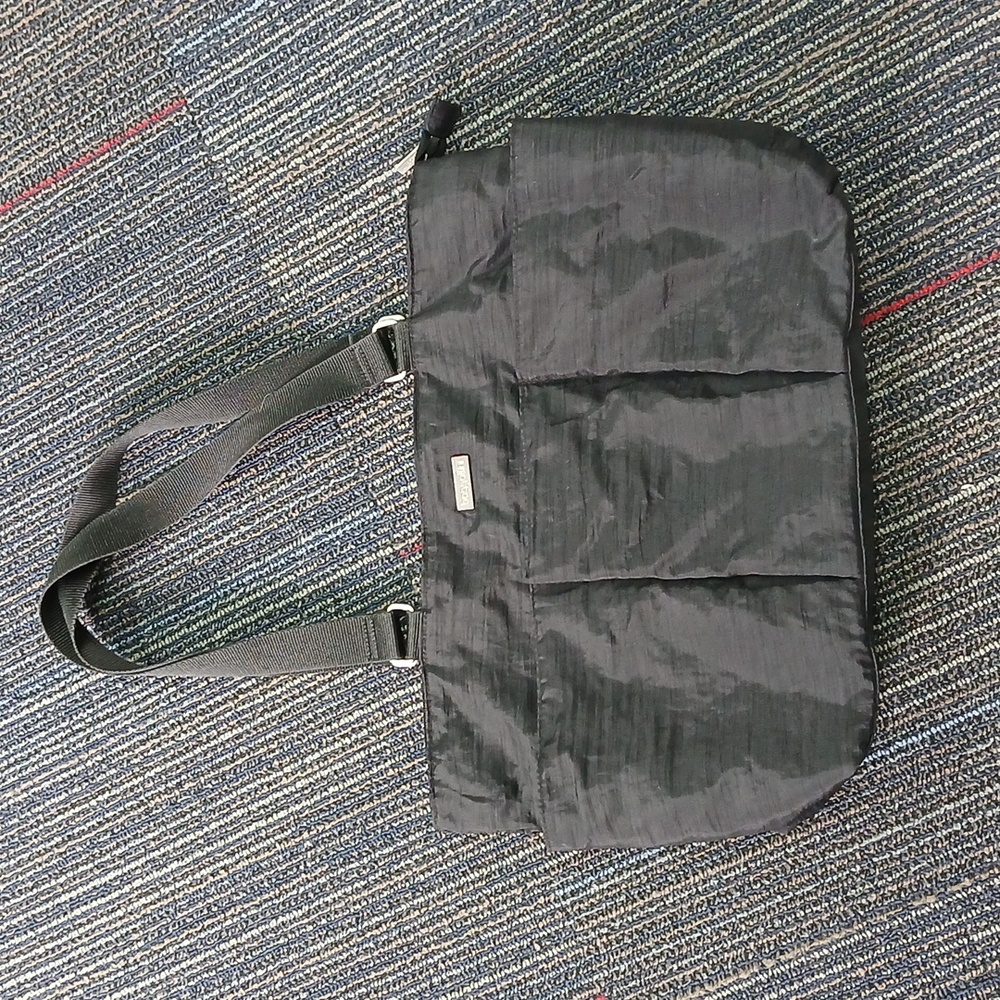Baggallini black diaper bag